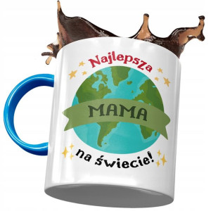 Kubek Błękitny Dla Mamy Matki na Dzień Mamy