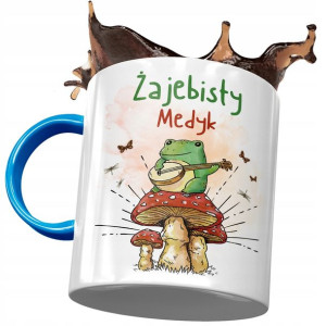 Kubek Błękitny Dla Medyka Żajebisty Medyk
