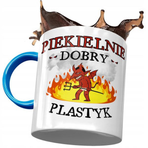 Kubek Błękitny Dla Plastyka Piekielnie Dobry
