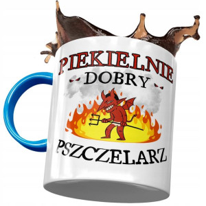 Kubek Błękitny Dla Pszczelarza Piekielnie Dobry