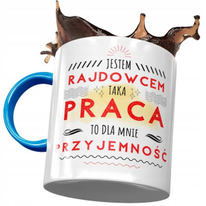 Kubek Błękitny Dla Rajdowca Taka Praca Prezent