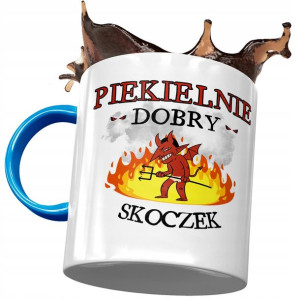 Kubek Błękitny Dla Skoczka Piekielnie Dobry