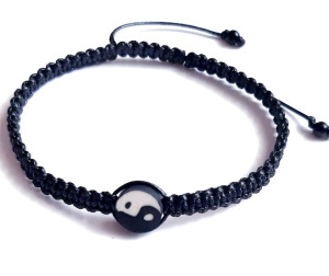 Bransoletka feng Shui yin yang symbol równowagi