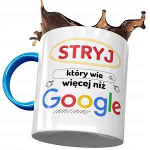 Kubek Błękitny Dla Stryja na Urodziny na Prezent