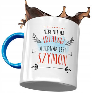 Kubek Błękitny Dla Szymona Szymka Kolegi Prezent