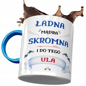 Kubek Błękitny dla Uli Urszuli Przyjaciółki Żony