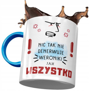 Kubek Błękitny Dla Weroniki Siostry Żony Prezent