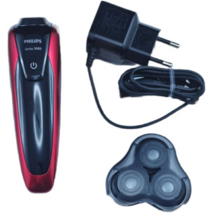 Golarka Philips Series 9000 Czerwona + Głowica