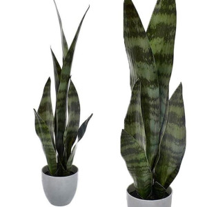Sanseveria Sztuczna Kwiat Kompozycja Ozdoba Stroik 63 Cm