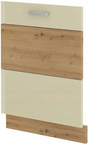 Front do zmywarki 60 - 713x596 Krem połysk/Artisan