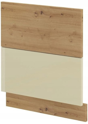 Front do zmywarki 60 - 570x596 Krem połysk/Artisan