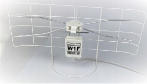 Antena pokojowa TV DVB-T2 W1E NAJMOCNIEJSZA BIAŁA