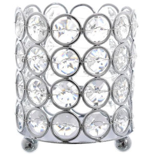 Świecznik Kryształowy Lampion T-light Glamour Dekoracja 9 Cm