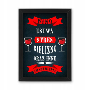 Śmieszny prezent ramka A3 plakat Walentynki kobiet