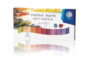 Pastele suche Astra prestige okrągłe 24 kolory AS