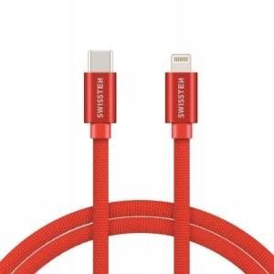KABEL SWISSTEN TYP C - Lightning USB 1.2M RED