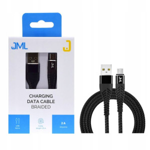 Kabel Jml Charging Data Cable Micro Usb 2a Black
