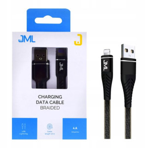 Kabel Jml Charging Data Cable Lightning 4a Black