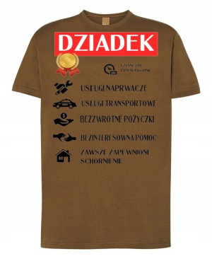 Dzień Dziadka Prezent T-shirt Koszulka r.M