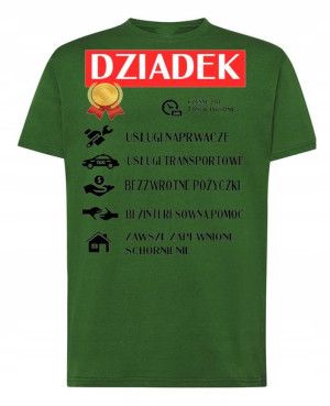 Dzień Dziadka Prezent T-shirt Koszulka r.M