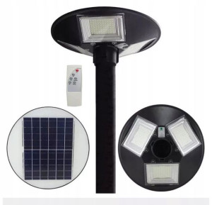 Duża Lampa Solarna Latarnia Uliczna Ogrodowa Pilot