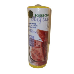 AQUA Wielorazowe ściereczki żółte 25 szt.