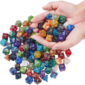 Koło Fortuny Tajemnicze 10 Zestawów 7 Kości Rpg