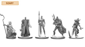 Zestaw 5 Pomalowanych Figurek Na Kampanię Rpg 25 Mm