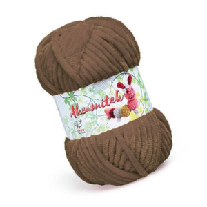 Włóczka Opus Aksamitek - 1467 Jasny Brązowy - pluszowa 50gr/60mt