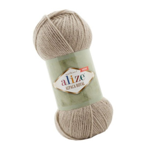 Włóczka Alize Alpaca Royal New - 695 Beżowy (Alpaka + Wełna)