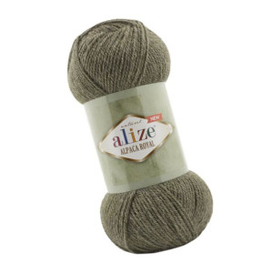 Włóczka Alize Alpaca Royal New - 577 Oliwkowy (Alpaka + Wełna)