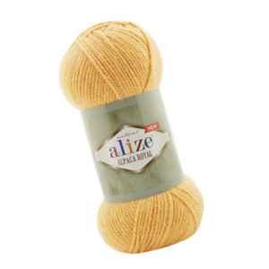 Włóczka Alize Alpaca Royal New - 423 Żółty Toskański (Alpaka + Wełna)