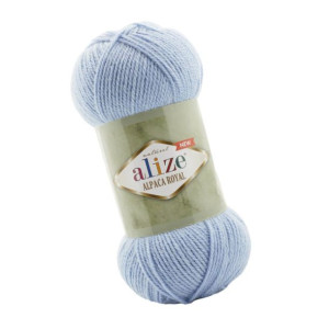 Włóczka Alize Alpaca Royal New - 356 Jasny Niebieski (Alpaka + Wełna)