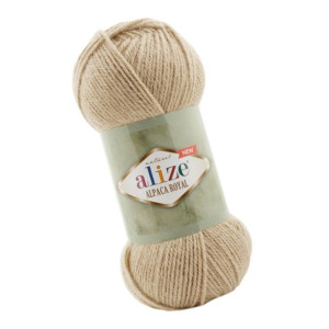 Włóczka Alize Alpaca Royal New - 262 Beżowy (Alpaka + Wełna)