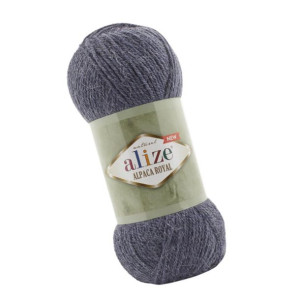 Włóczka Alize Alpaca Royal New - 203 Jeansowy (Alpaka + Wełna)