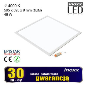 Panel led 60x60 48w lampa sufitowa kaseton 4000k neutralny