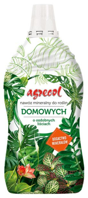 Nawóz mineralny do roślin domowych o ozdobnych liściach  AGRECOL 1L
