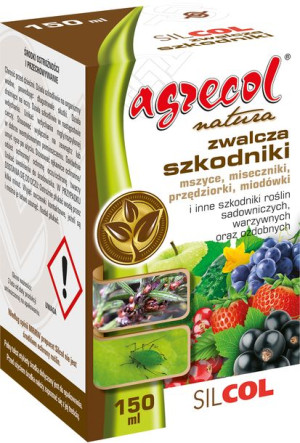 Preparat na mszyce, miseczniki, przędziorki, miodówki AGRECOL Silcol 150ML