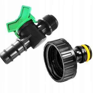 Zaworek Linii Wtyk Na Wąż 16mm Rura Zawór Linia