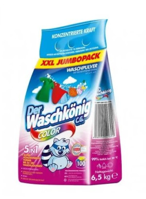 Proszek do prania Der Waschkonig Color 6.5 kg