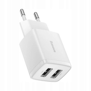 Baseus Ładowarka Sieciowa Mocna 2x Usb 10.5w 2a