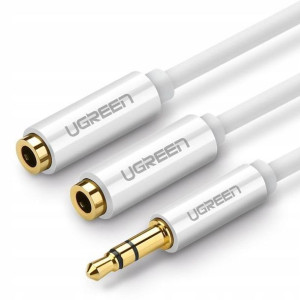 UGREEN Rozdzielacz audio AUX Jack 3,5mm 20cm