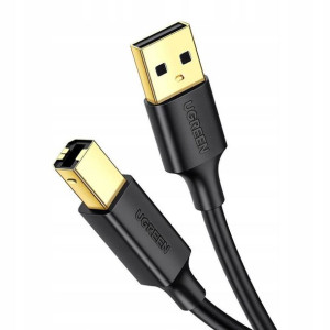 Kabel do drukarki USB A-B UGREEN 1m pozłacany