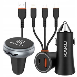 Prezent Na Święta Ładowarka Usb Uchwyt Kabel 3w1