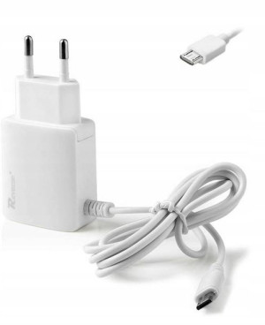Ładowarka sieciowa USB + KABEL USB MICRO 1M 2.1A
