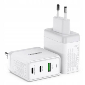 Duzzona Ładowarka Sieciowa 2xusb-c Usb 65w Pd Qc