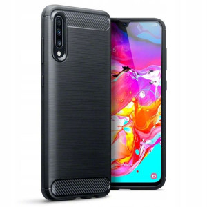 Etui Karbon +szkło Do Samsung Galaxy A70