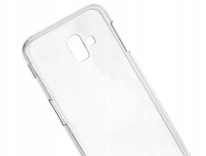 Etui Silikon Case Kolor Do Samsung J6+ Plus +szkło