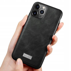 Etui CASE SKÓRA SKÓRZANE do IPHONE 12 MINI +Szkło