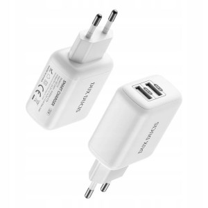 Szybka Ładowarka Sieciowa 12w 2.4a 2xusb